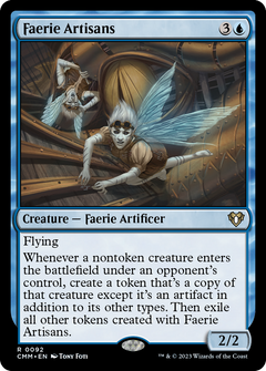 Faerie Artisans (92) [Commander Masters] foil - Deck Out Gaming