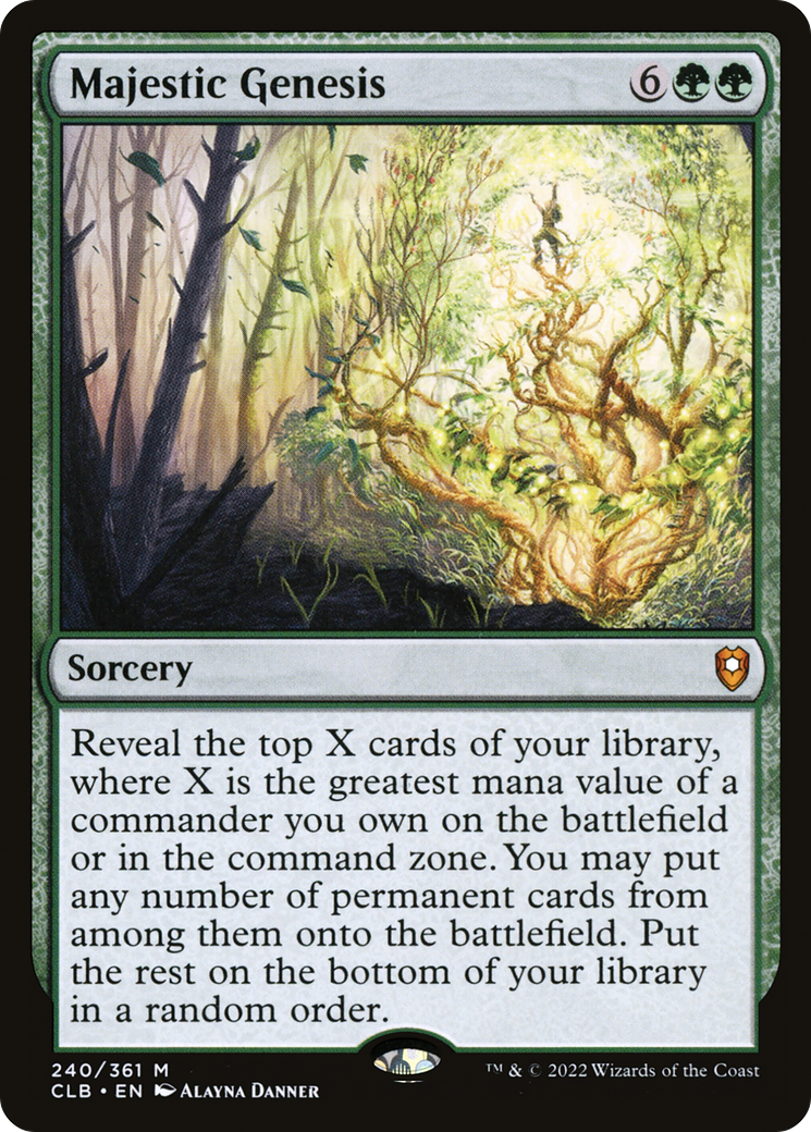 Majestic Genesis (240) [Commander Legends: Battle for Baldur's Gate] - Deck Out Gaming