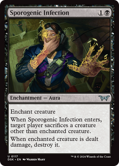 Sporogenic Infection (117) [Duskmourn: House of Horror] foil - Deck Out Gaming