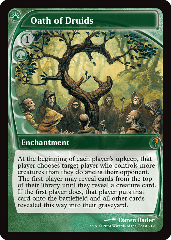Oath of Druids (Future Sight) (212) [Mystery Booster 2] foil - Deck Out Gaming