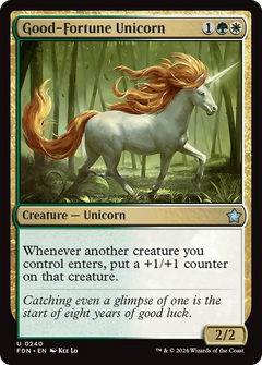 Good-Fortune Unicorn (240) [Foundations] - Deck Out Gaming
