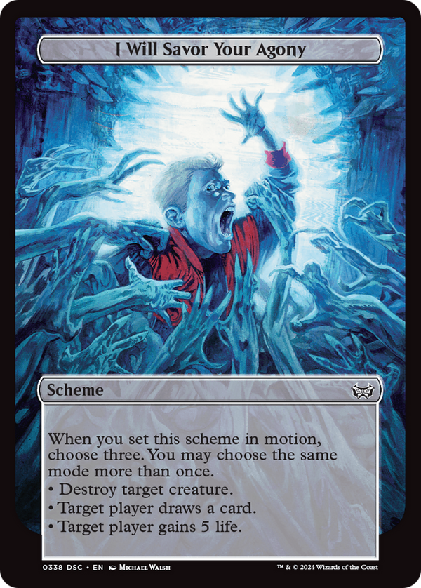 I Will Savor Your Agony (Full Art) (338) [Duskmourn: House of Horror Commander] - Deck Out Gaming