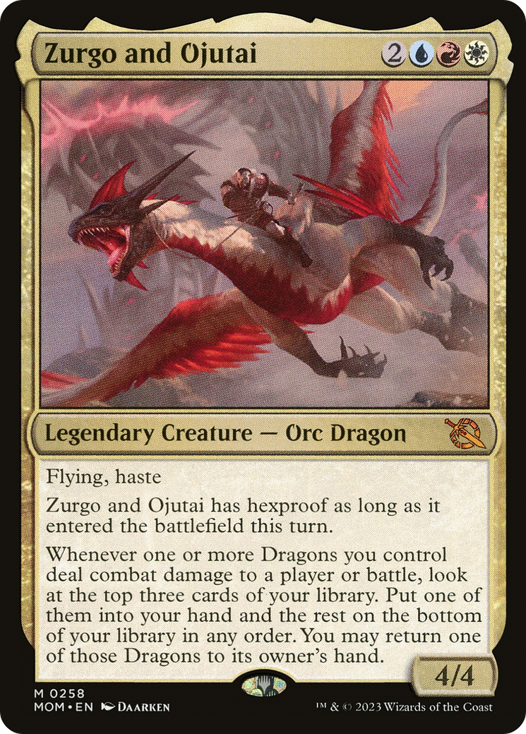 Zurgo and Ojutai (258) [March of the Machine] - Deck Out Gaming
