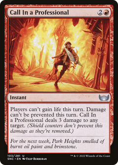 Call In a Professional (103) [Streets of New Capenna] foil - Deck Out Gaming