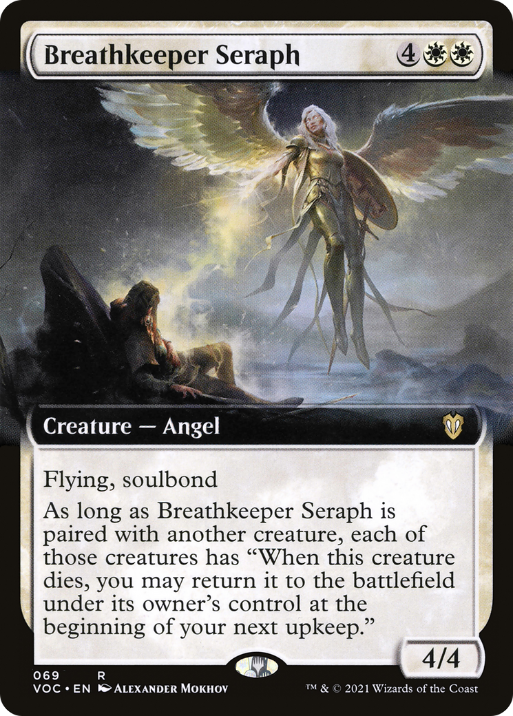 Breathkeeper Seraph (Extended Art) (69) [Commander: Innistrad: Crimson Vow] - Deck Out Gaming
