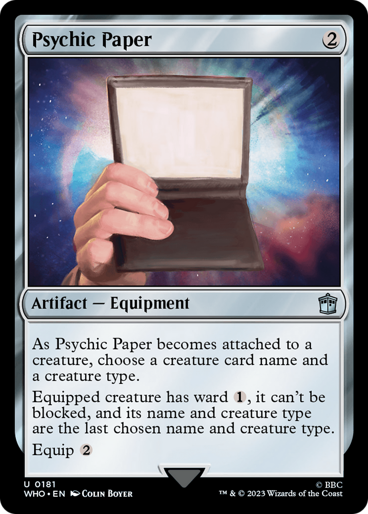 Psychic Paper (181) [Doctor Who] - Deck Out Gaming