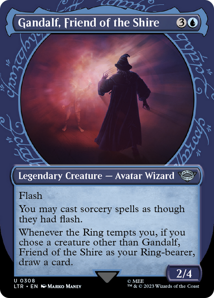 Gandalf, Friend of the Shire (Showcase) (308) [The Lord of the Rings: Tales of Middle-earth] - Deck Out Gaming