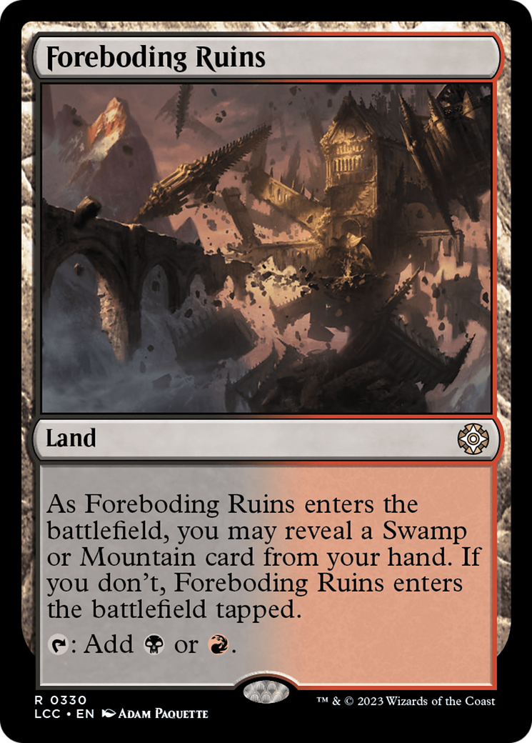 Foreboding Ruins (330) [The Lost Caverns of Ixalan Commander] - Deck Out Gaming