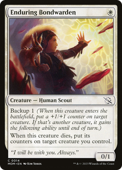 Enduring Bondwarden (14) [March of the Machine] foil - Deck Out Gaming
