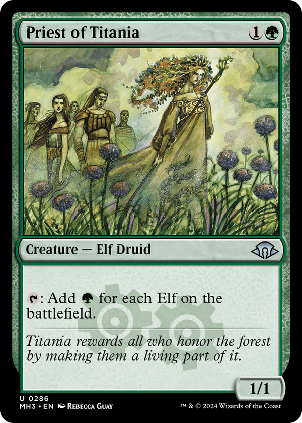 Priest of Titania (286) [Modern Horizons 3] - Deck Out Gaming