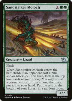 Sandstalker Moloch (203) [March of the Machine] foil - Deck Out Gaming