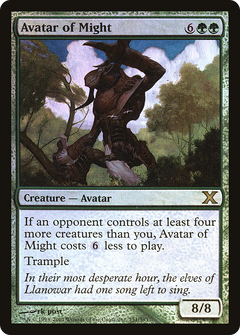 Avatar of Might (251★) [Tenth Edition] foil - Deck Out Gaming
