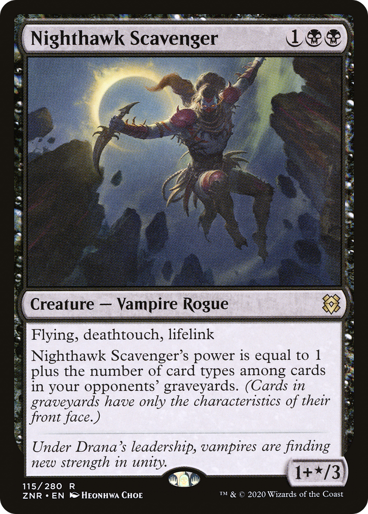 Nighthawk Scavenger (115) [Zendikar Rising] foil - Deck Out Gaming