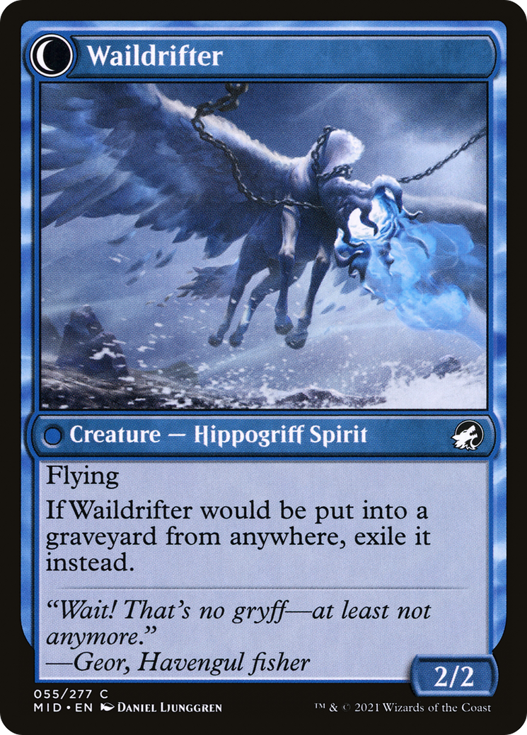 Galedrifter // Waildrifter (55) [Innistrad: Midnight Hunt] foil - Deck Out Gaming
