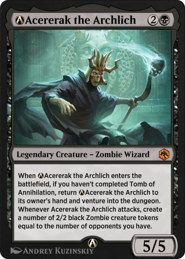 A-Acererak the Archlich (A-87) [Adventures in the Forgotten Realms] - Deck Out Gaming