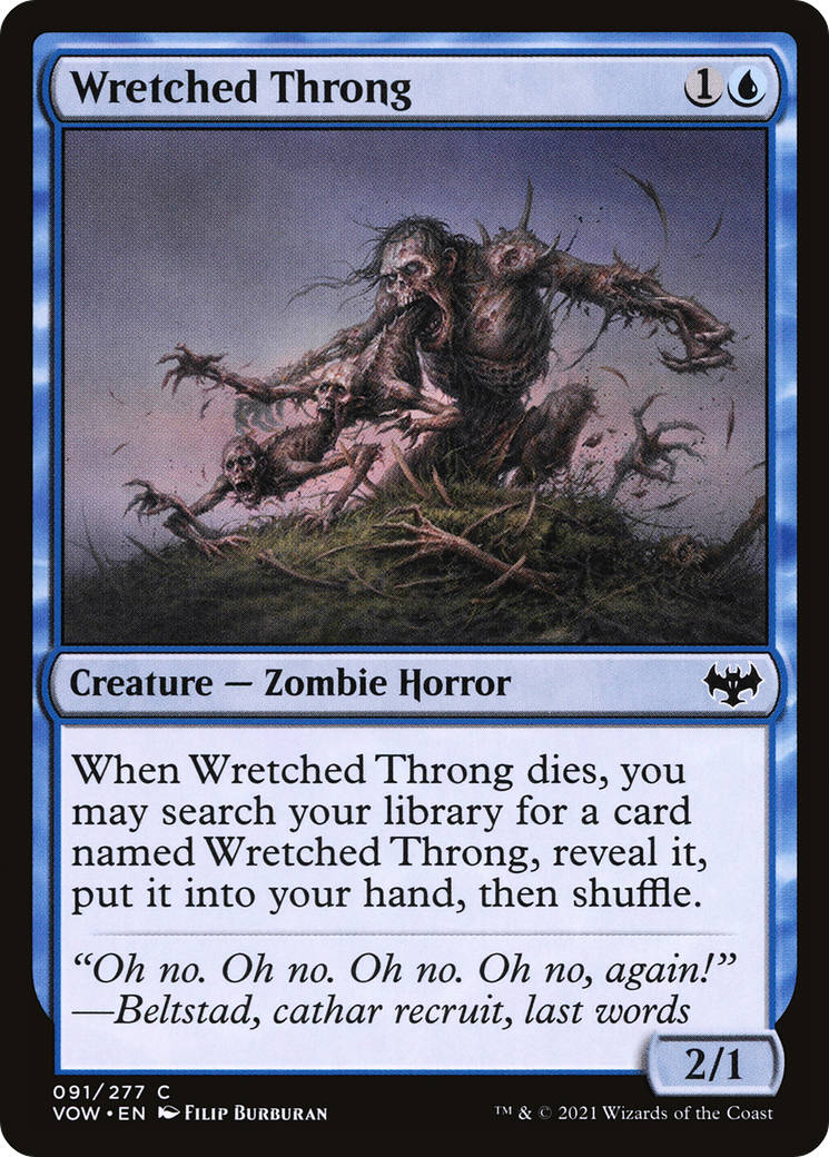 Wretched Throng (91) [Innistrad: Crimson Vow] - Deck Out Gaming