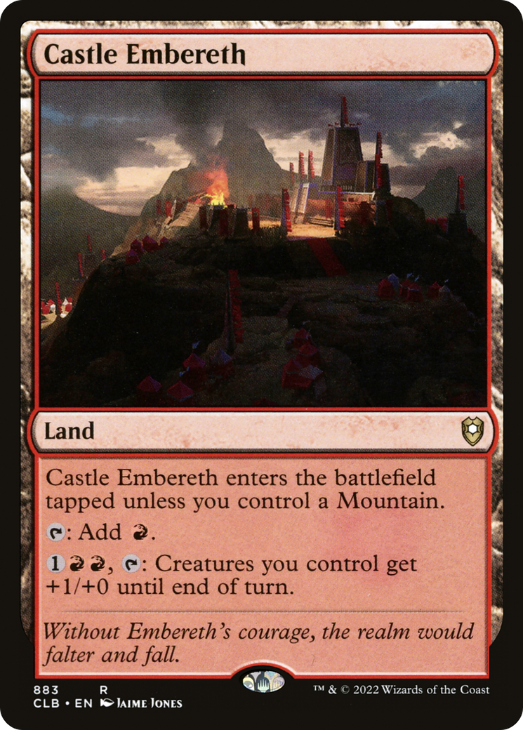 Castle Embereth (883) [Commander Legends: Battle for Baldur's Gate] - Deck Out Gaming
