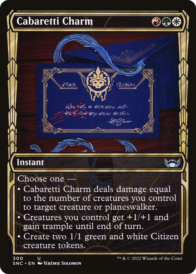 Cabaretti Charm (Showcase) (300) [Streets of New Capenna] - Deck Out Gaming