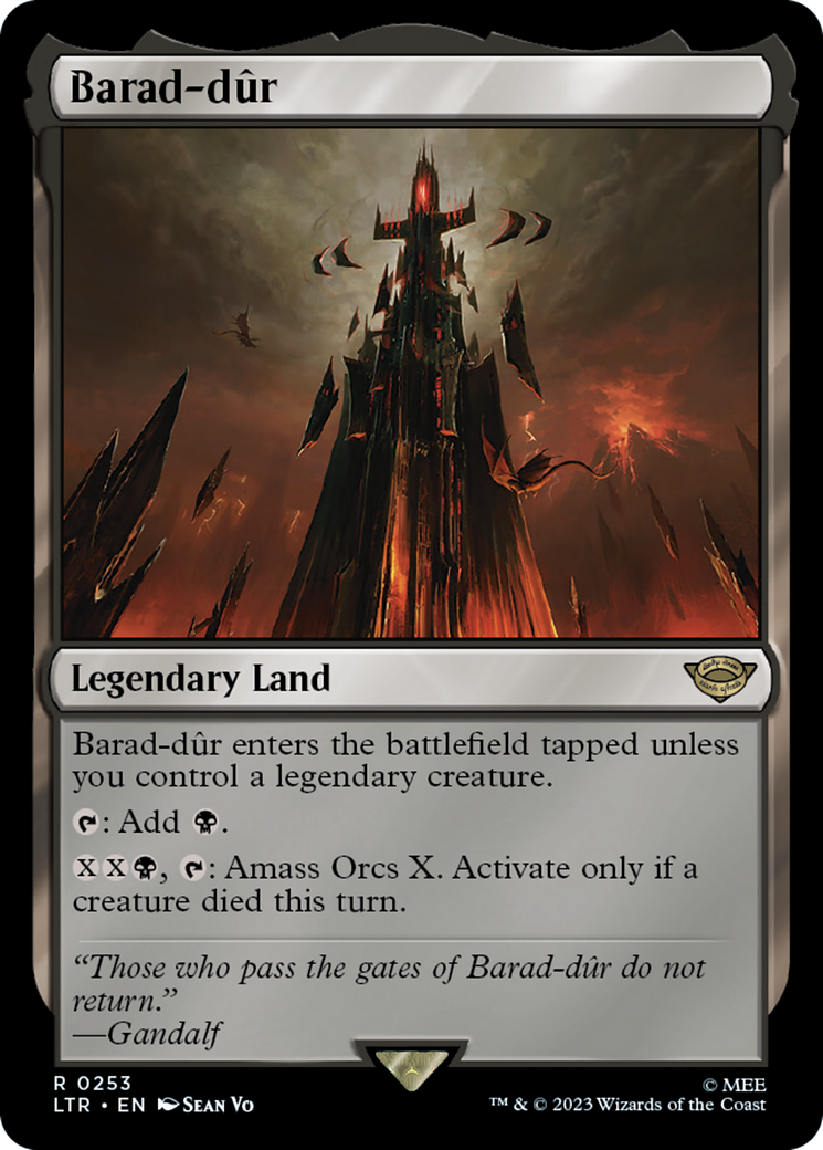 Barad-dur (253) [The Lord of the Rings: Tales of Middle-earth] foil - Deck Out Gaming