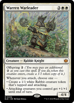 Warren Warleader (38) [Bloomburrow] - Deck Out Gaming