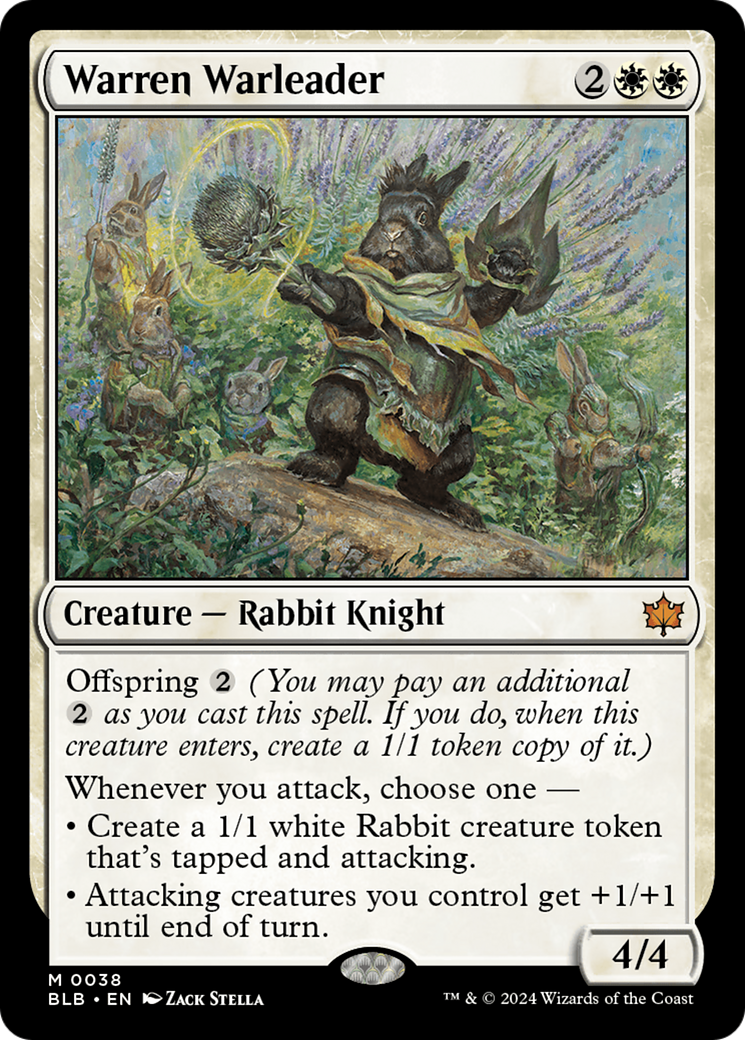Warren Warleader (38) [Bloomburrow] - Deck Out Gaming