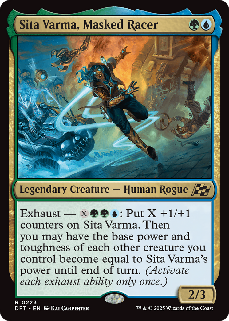 Sita Varma, Masked Racer (223) [Aetherdrift] - Deck Out Gaming
