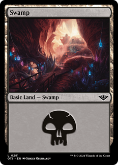 Swamp (0281) (281) [Outlaws of Thunder Junction] - Deck Out Gaming