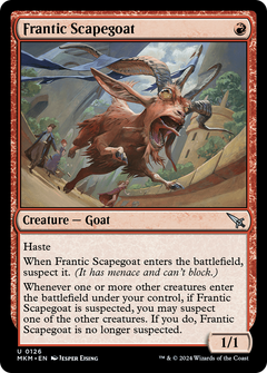 Frantic Scapegoat (126) [Murders at Karlov Manor] foil - Deck Out Gaming