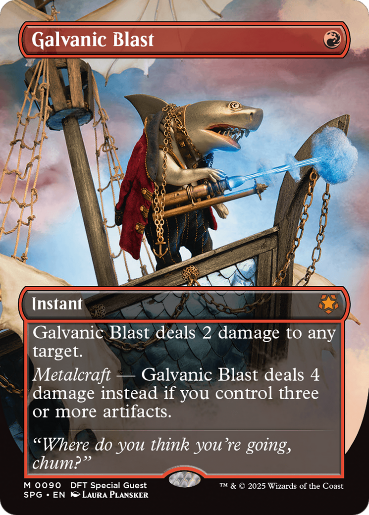 Galvanic Blast (Borderless) (90) [Special Guests] foil - Deck Out Gaming