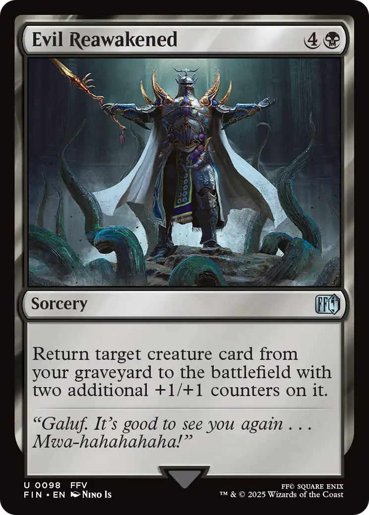 Evil Reawakened (98) [FINAL FANTASY] foil - Deck Out Gaming