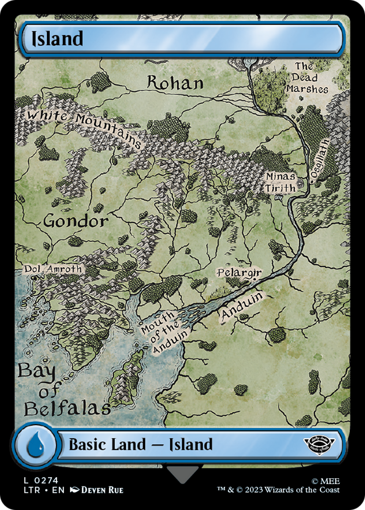 Island (0274) (274) [The Lord of the Rings: Tales of Middle-earth] - Deck Out Gaming