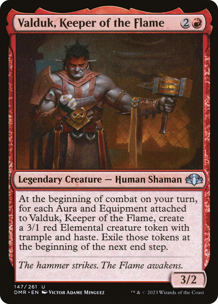 Valduk, Keeper of the Flame (147) [Dominaria Remastered] - Deck Out Gaming