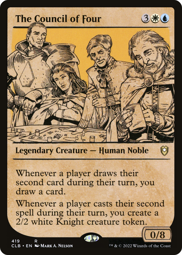 The Council of Four (Showcase) (419) [Commander Legends: Battle for Baldur's Gate] foil - Deck Out Gaming