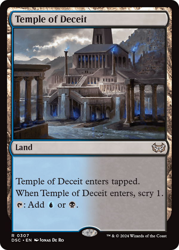 Temple of Deceit (307) [Duskmourn: House of Horror Commander] - Deck Out Gaming