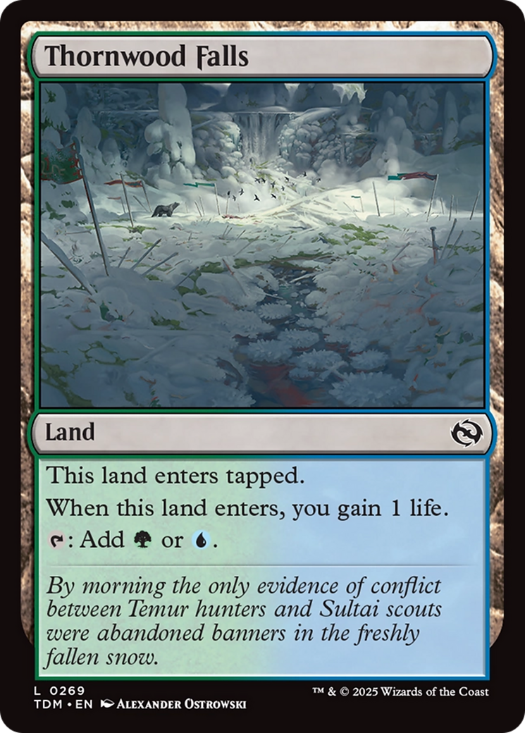 Thornwood Falls (269) [Tarkir: Dragonstorm] - Deck Out Gaming
