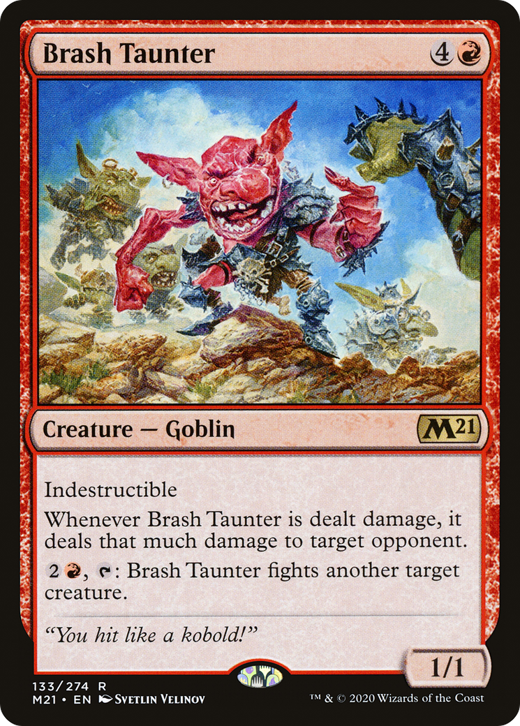 Brash Taunter (133) [Core Set 2021] foil - Deck Out Gaming