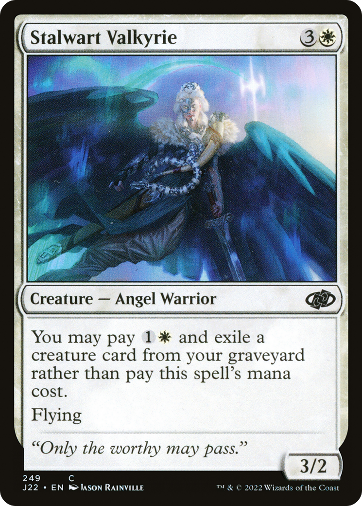 Stalwart Valkyrie (249) [Jumpstart 2022] - Deck Out Gaming