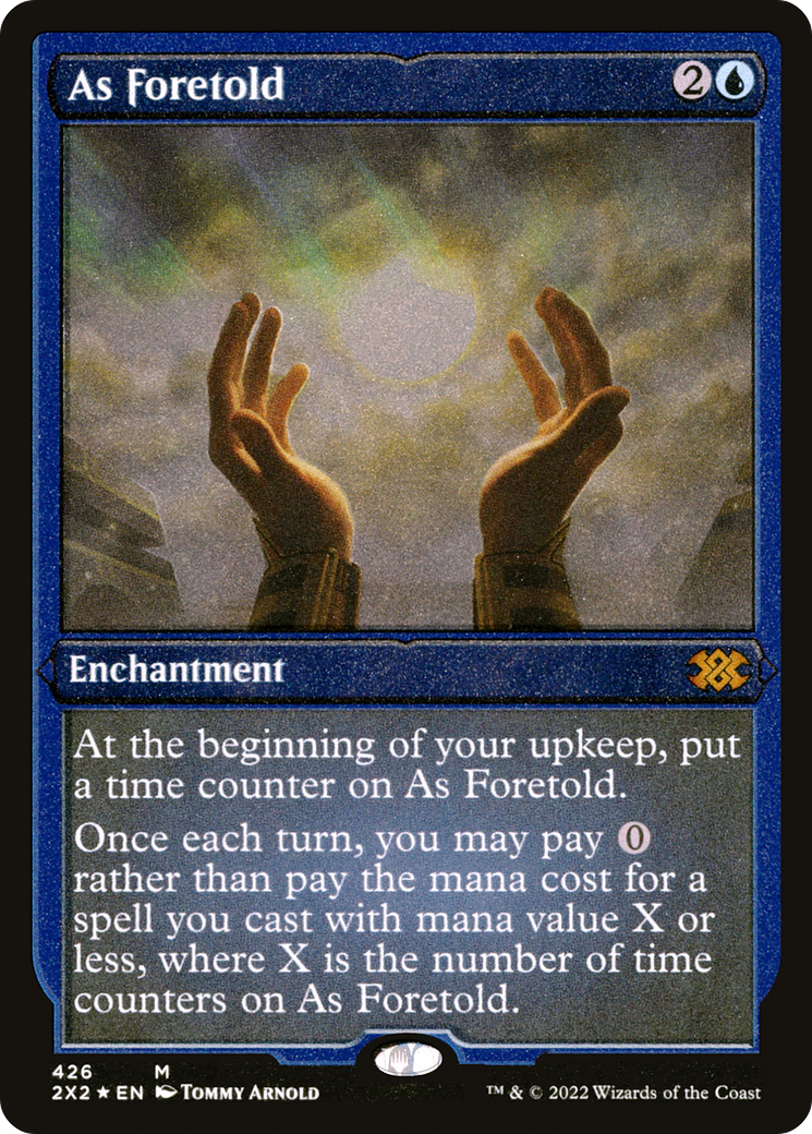 As Foretold (Foil Etched) (426) [Double Masters 2022] foil - Deck Out Gaming