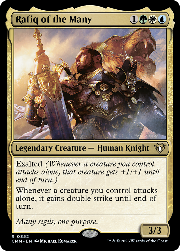 Rafiq of the Many (352) [Commander Masters] - Deck Out Gaming