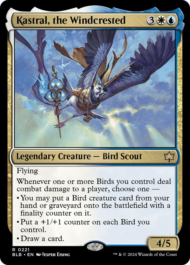 Kastral, the Windcrested (221) [Bloomburrow] - Deck Out Gaming