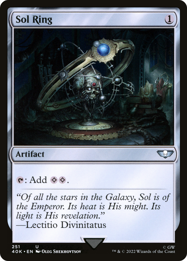 Sol Ring (251) (251) [Universes Beyond: Warhammer 40,000] - Deck Out Gaming