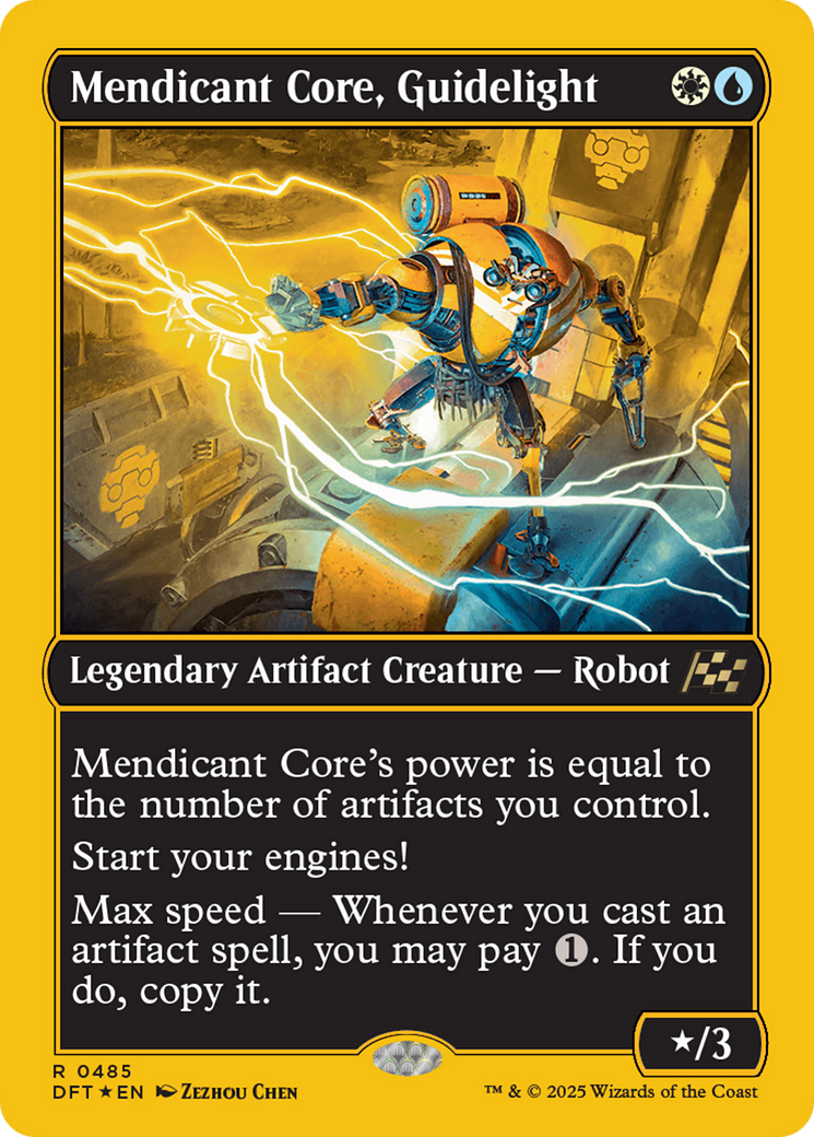 Mendicant Core, Guidelight (First-Place Foil) (485) [Aetherdrift] foil - Deck Out Gaming