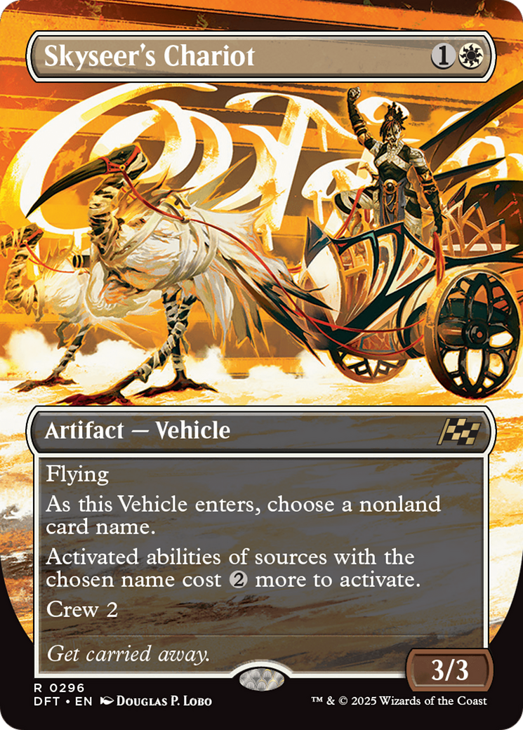 Skyseer's Chariot (Borderless) (296) [Aetherdrift] - Deck Out Gaming