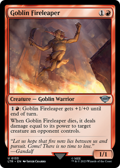 Goblin Fireleaper (133) [The Lord of the Rings: Tales of Middle-earth] foil - Deck Out Gaming