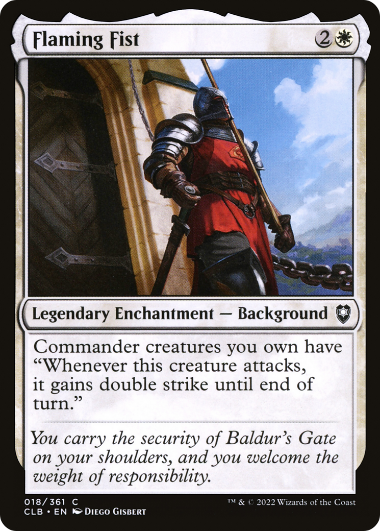 Flaming Fist (18) [Commander Legends: Battle for Baldur's Gate] foil - Deck Out Gaming
