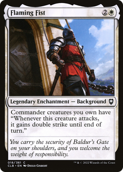 Flaming Fist (18) [Commander Legends: Battle for Baldur's Gate] foil - Deck Out Gaming