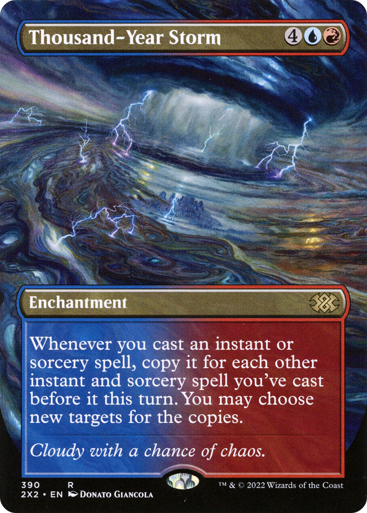 Thousand-Year Storm (Borderless) (390) [Double Masters 2022] - Deck Out Gaming