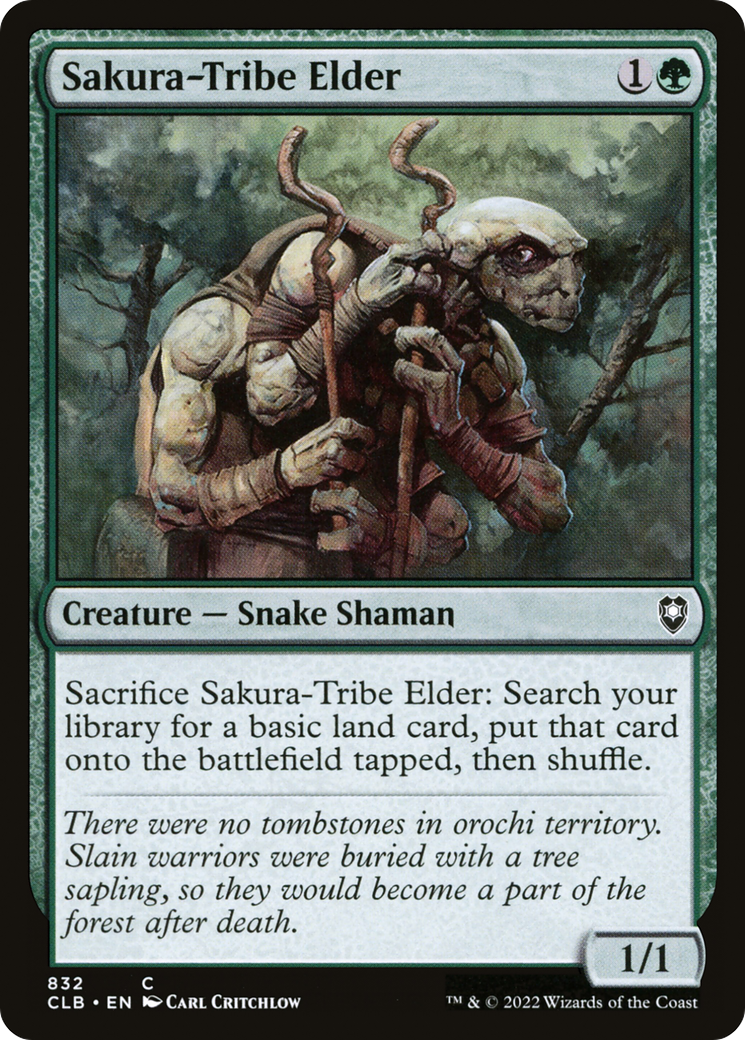 Sakura-Tribe Elder (832) [Commander Legends: Battle for Baldur's Gate] - Deck Out Gaming