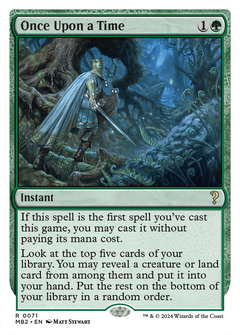 Once Upon a Time (White Border) (71) [Mystery Booster 2] - Deck Out Gaming