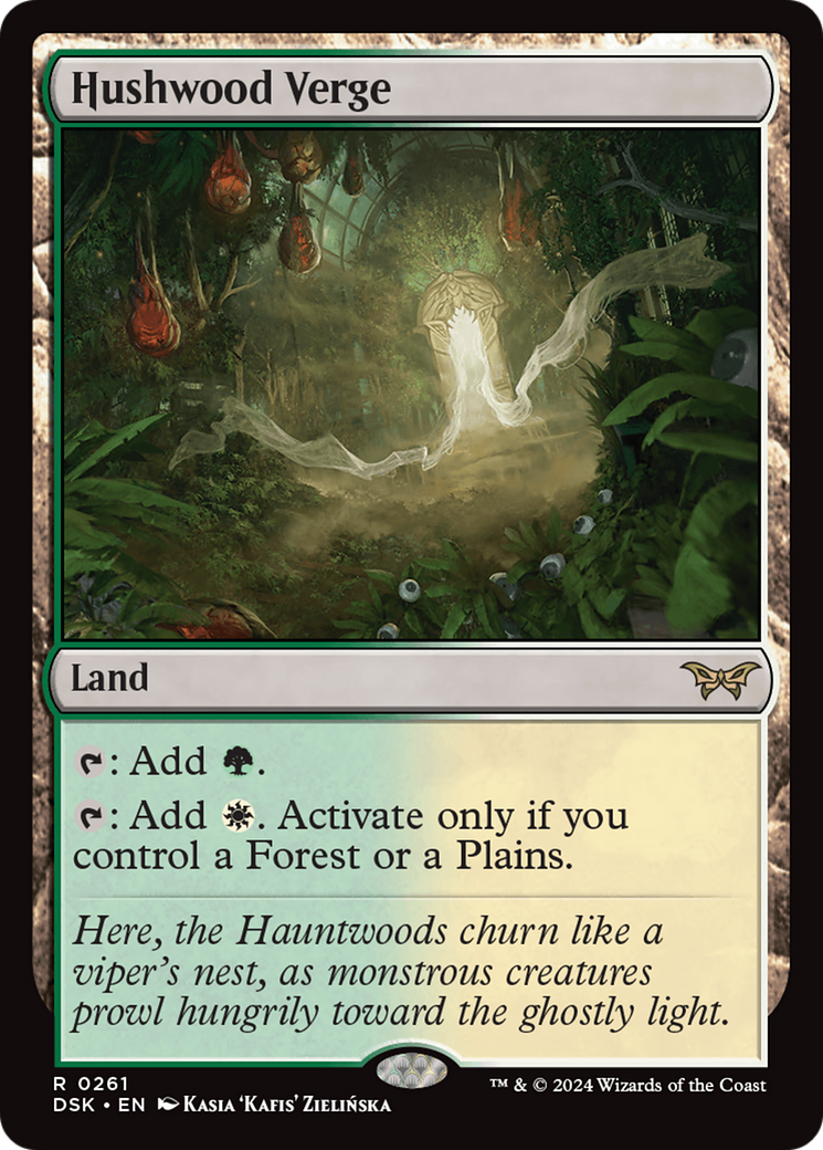 Hushwood Verge (261) [Duskmourn: House of Horror] foil - Deck Out Gaming
